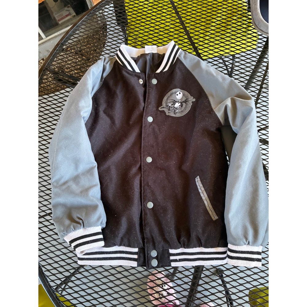 Disney Varsity Jacket Kids 9/10 Jack Skellington Nightmare Before Christmas